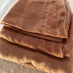 The Citizenry Sienna Linen Duvet Cover King & two king pillow shams